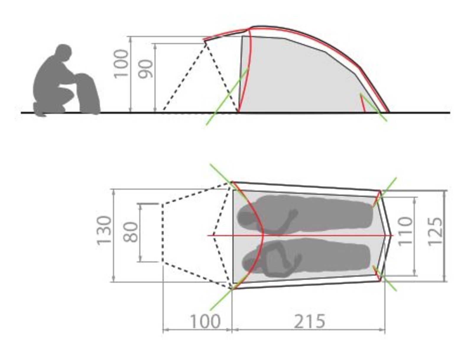 Vaude Taurus Allround 2-Personenzelt – Bild 11