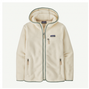 Patagonia Women's Retro Pile Fleece Hoody natural wool